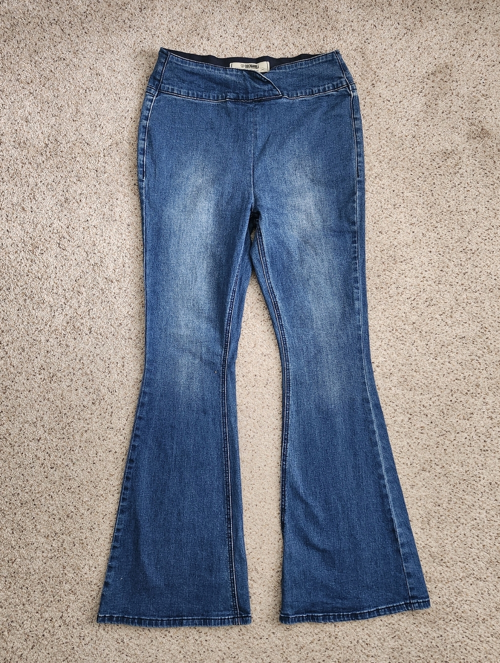 Rock & Roll Cowgirl Blue Flared Jeans